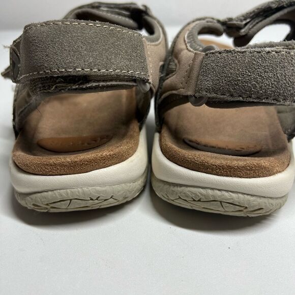 Hōtter Skylar Womens Light Beige Round Toe Casual Flat Sandals Size 9 M - Picture 4 of 12
